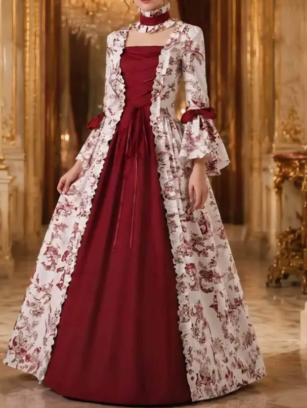 Beautiful Renaissance/Victorian Costume. Size L .New